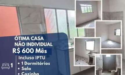 Casa com 1 quarto para alugar na Rua Daiji Hirabayashi, Jardim do Bosque, Suzano