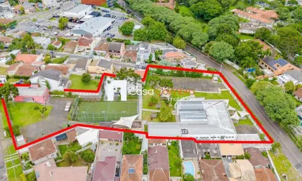 Terreno à venda na Rua Saldanha Marinho, 3456, Campina do Siqueira, Curitiba por R$ 33.000.000