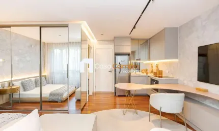Apartamento com 1 quarto à venda na Rua Capitão Souza Franco, 336, Bigorrilho, Curitiba, 31 m2 por R$ 591.900