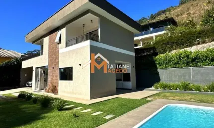 Casa com 3 quartos à venda na Avenida Zurich, Fazenda Suiça, Teresópolis, 220 m2 por R$ 980.000