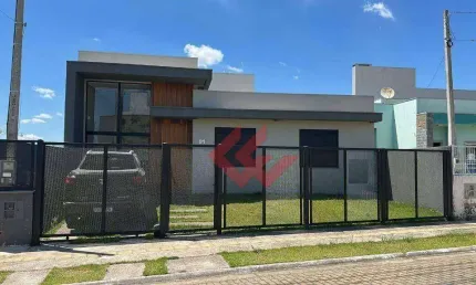 Casa com 3 dormitórios à venda, 87 m² por r$ 550.000,00 - reserva bela vista - gravataí/rs