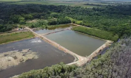Fazenda com 47 hectares em canguaretama com 8 viveiros de camarão