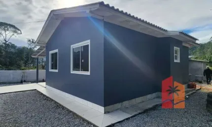 Casa de Alvenaria NOVA com Terreno de 700m² à Venda | Bom Retiro – Paulo Lopes/SC