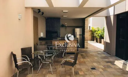Apartamento com 3 quartos  à venda, 65 m² - edifício aqua brasil residencial e resort - londrina/pr