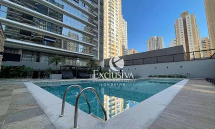 Apartamento com 3 quartos  à venda, 181 m² - gleba fazenda palhano - londrina/pr