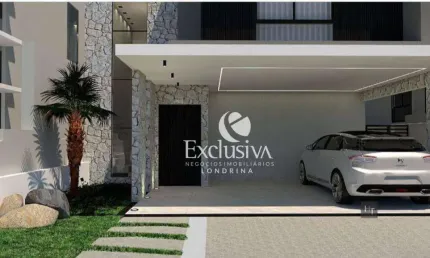 Sobrado com 3 quartos à venda, 187 m² - parque tauá - cond. aranguá - londrina/pr