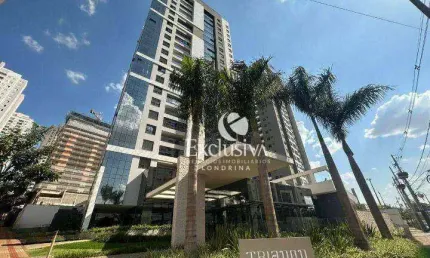 Apartamento com 3 quartos  à venda, 155 m² - gleba palhano - londrina/pr