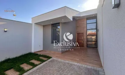 Casa com 3 quartos à venda, 130 m² - jardim burle marx - londrina/pr