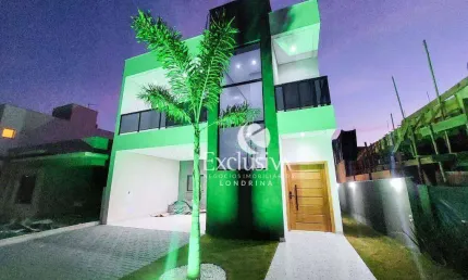 Sobrado com 3 quartos à venda, 205 m²  - Parque Tauá - Cond. Aranguá - Londrina/PR