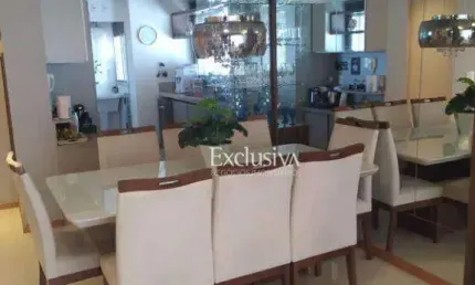 Apartamento com 3 quartos  à venda, 104 m²  - gleba palhano - londrina/pr