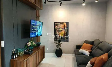 Apartamento com 2 dormitórios à venda, 70 m² - edifício victoria parque, gleba fazenda palhano - londrina/pr