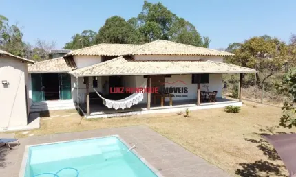 Casa em condomínio fechado com 3 quartos à venda na rodovia mg 10 km 55, sn, condomínio estância da mata, jaboticatubas, 170 m2 por r$ 765.000
