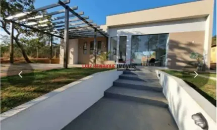 Casa em condomínio fechado com 3 quartos à venda na rodovia mg10, sn, campo alegre, jaboticatubas, 125 m2 por r$ 750.000