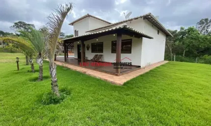 Casa em condomínio fechado com 3 quartos à venda na rua noel rosa, sn, condomínio vale do luar, jaboticatubas, 200 m2 por r$ 950.000