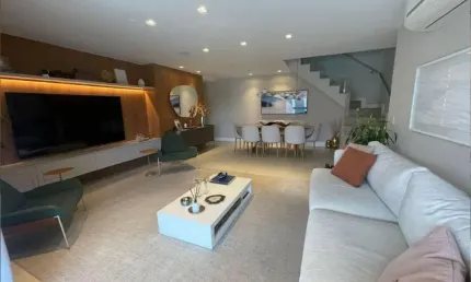 Cobertura cinematográfica, 3 quartos com 192 m² de fino acabamento no Barra Bonita - Recreio