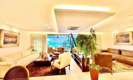 Cond. Sainth Barth na Península 298 m2 - mobilIado e decorado 4 quartos e suites.