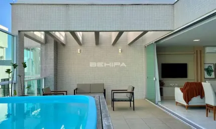Cobertura duplex 16 pessoas 4 suítes piscina praia mariscal