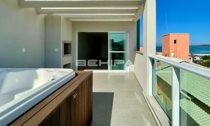 Cobertura com 3 suítes spa vista mar à venda em mariscal sc