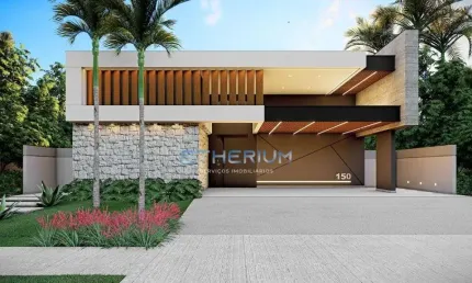 Casa terrea no condominio villa dos pinheiros com 3 suites, a venda em indaiatuba sp