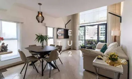 Apartamento duplex com 1 dormitório à venda, 75 m² por r$ 1.290.000,00 - itaim - são paulo/sp