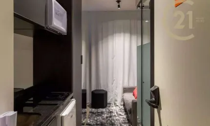 Apartamento studio mobiliado com 1 dormitório e serviços à venda, 10 m² por r$ 249.000 - higienópolis - são paulo/sp