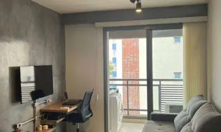 Apartamento com 1 dormitório à venda, 37 m² por r$ 589.500,00 - brooklin - são paulo/sp