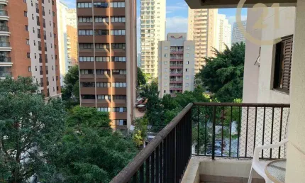 Apartamento para comprar com 3 dormitórios à venda, 118 m² por r$ 1.300.000 - moema - são paulo/sp