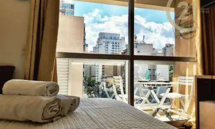 Apartamento com 1 dormitório à venda, 22 m² por r$ 420.000,00 - cerqueira césar - são paulo/sp