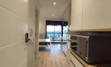 Apartamento mobiliado studio com 1 dormitório, 27,50 m² - venda por r$ 568.050 ou aluguel por r$ 4.721/mês - pinheiros - são paulo/sp
