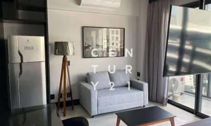 Apartamento mobiliado com 1 dormitório, 42 m² - venda por r$ 1.400.000 ou aluguel por r$ 8.000/mês - vila olímpia - são paulo/sp