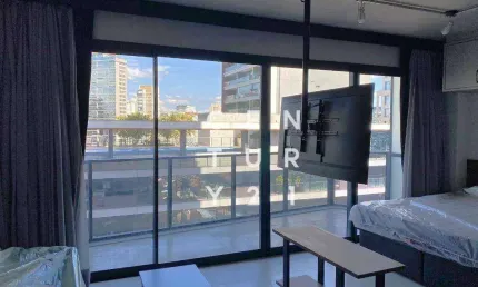 Apartamento mobiliado com 1 dormitório, 42 m² - venda por r$ 1.400.000 ou aluguel por r$ 8.000/mês - vila olímpia - são paulo/sp