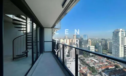 Cobertura com 1 dormitório à venda, 76 m² por r$ 2.450.000,00 - itaim - são paulo/sp