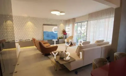 Apartamento alto padrão reformado com 3 dormitórios à venda, 185 m² por r$ 4.000.000 - alto de pinheiros - são paulo/sp