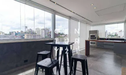 Cobertura alto padrão com 1 dormitório à venda, 121 m² por r$ 2.700.000 - vila madalena - são paulo/sp