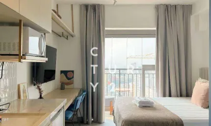 Apartamento com 1 dormitório à venda, 24 m² por r$ 375.000,00 - república - são paulo/sp