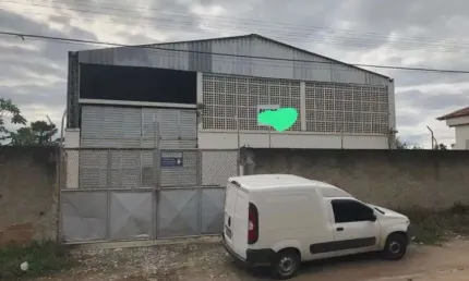 Alugo galpão de 600m² com escritório e banheiros - bairro Retiro São Joaquim - Itaboraí - RJ