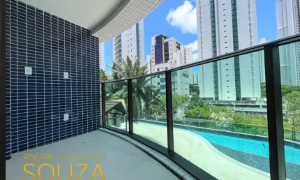 KS-MEGA OPORTUNIDADE EM ALTO PADRÃO EM BOA VIAGEM COM UMA BELA VARANDA NASCENTE- 135m²-  ÓTIMA LOCALIZAÇÃO.