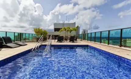 KS- MEGA OPORTUNIDADE NO RAMADA- MOBILIADO C/ 02 QTOS + 71m² + 2 BWC+  LAZER+ MINI MERCADO+ACADEMIA+PISCINA NA COBERTURA-UMA VISTA MARAVILHOSA PARA VC E TODA FAMÍLIA.