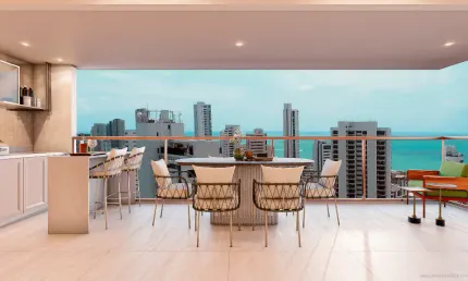 Ea- a melhor oportunidade apartamento 4 quartos em boa viagem, 173m³, 3 vagas e com um mega lazer que só a gabriel bacelar entrega