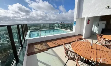EBO- Parador de Madrid| LOCALIZACAO PREMIUM! 3 Quartos no Pina | 79m² | 100m da Praia