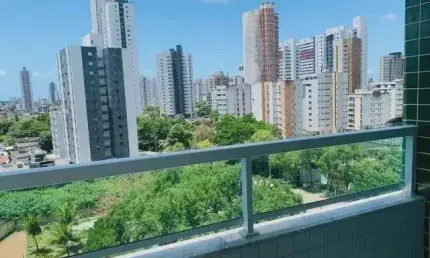 Akf- edf. estação leonardo falcão em casa amarela | 3 quartos 64m² lazer completo