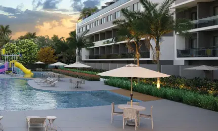 Boulevard Carneiros  Studios e Apts de 1 a 3 Quartos com Lazer Estilo Resort e Acesso à Praia