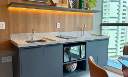 EM- Edf Praia de Gameleira | Apartamento 1 quartos 1 suíte 28m² I Em Boa viagem