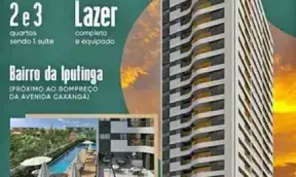 AKF- Apartamento 47m² , Bem localizado na Caxangá, 2 quartos, suíte , lazer completo.