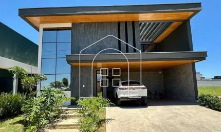 Casa em condomínio fechado com 4 quartos à venda no jardim tangará, marília , 262 m2 por r$ 1.850.000