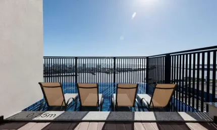 L'acqua residence - edifício residencial lacqua com apartamentos alto padrão com vista para a beira rio itajaí