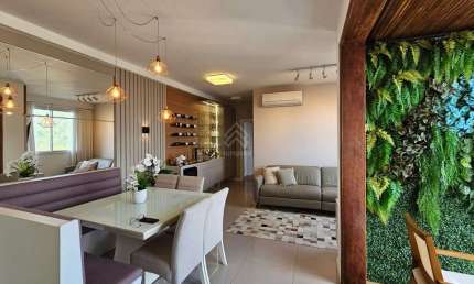 Residencial Porto Mare - Apartamento finamente mobiliado 3 quartos sendo 1 suíte 88m2 privativos centro de Itajaí/SC
