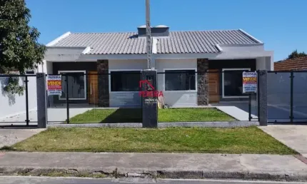 Casa com 3 quartos à venda na rua crisântemo, 984, campina da barra, araucária, 70 m2 por r$ 439.000