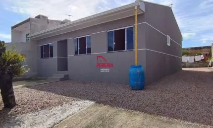 Casa com 2 quartos à venda na rua guará, 63, gralha azul, fazenda rio grande, 82 m2 por r$ 490.000