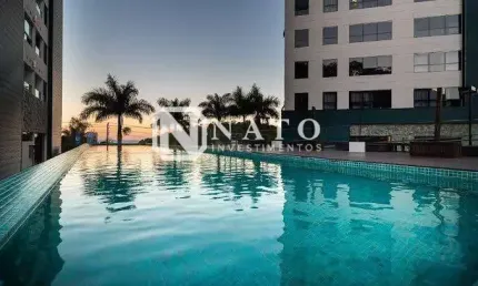 Apartamento mobiliado com 1 quartos, vista mar e lazer completo – 70m² na Praia com vista e estrutura de resort